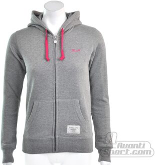 Russell Athletic Zip Through Hoody - Russell Athletic Dames Vest Grijs - XS