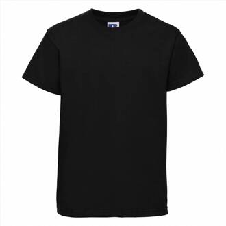 Russell Basic t-shirt - Kleur: Zwart, Maat: 92