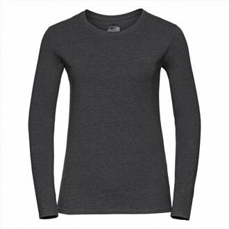 Russell dames longsleeve t-shirt Niet retour! - Kleur: Grijs, Maat: XS