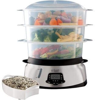 Russell Hobbs 23560-56 MaxiCook 3 Tier Digital Stoomkoker Rvs