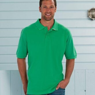 Russell M Classic Cotton Polo Lila,Rood,Geel,Zwart,Groen,Roze,Wit,Grijs,Blauw - X-Small,Small,Medium,Large,X-Large,XX-Large,3XL,4XL