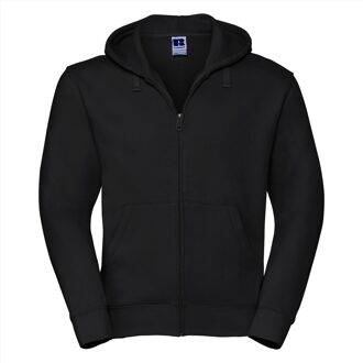 Russell Men's Zipped Hood Jacket - Maat: XS, Kleur: Zwart
