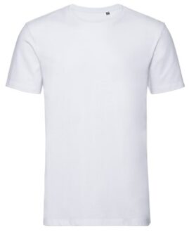 Russell Pure Organic Authentic Men T-shirt Blauw,Rood,Zwart,Grijs,Wit - Small,Medium,Large,X-Large,XX-Large,3XL