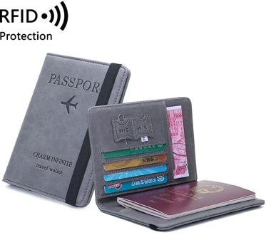 Russia Leather RFID Blocking Passport Cover Travel Passport Holder Worldwide Men Women Covers on The Passports Document Cover