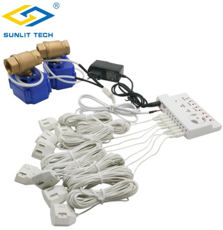 Russia Water Leaking Detector Water Flood Alarm Leak Sensor with Auto Shut-off Valve for Home Smart Kitchen Security System