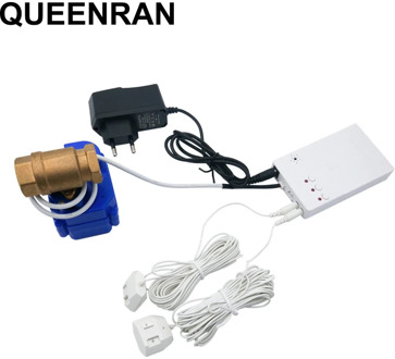Russian Water Leakage Sensor with Auto Stop DN15 Valve Water Leaking Detector Alarm System For Smart Home Kitchen Bathroom Safe