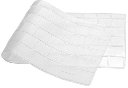 Russische Koreaanse Thaise Taiwanese Taal Silicone Laptop Keyboard Cover Protector Voor MacBook Air 13 A1932 Met Touch ID transparant