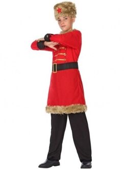 Russische Kozakken verkleed kostuum voor jongens - Rusland thema - carnavalskleding - voordelig geprijsd 140 (10-12 jaar)