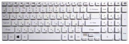 Russische Laptop Toetsenbord Voor Acer Aspire V3-571G V3-571 V3-551 V3-551G V3-731 V3-771 V3-771G V3-731G MP-10K33SU-6981 Ru wit nee Backlight