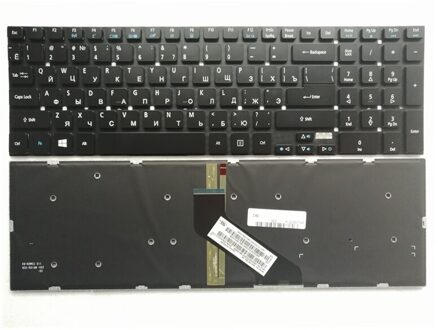 Russische Laptop Toetsenbord Voor Acer Aspire V3-571G V3-571 V3-551 V3-551G V3-731 V3-771 V3-771G V3-731G MP-10K33SU-6981 Ru zwart Backlight