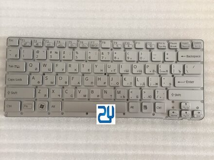 Russische Toetsenbord Voor Sony Vaio Vpc Ca Serie PCG-61711V 148951511 Tastatur (Us) P/N: 9Z.N6BBF.B0R Zilver