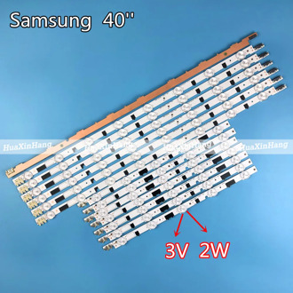 Русский спот 14 Pieces/set LED strip For Samsung 40'' TV 2013SVS40F L 8 2013SVS40F R 5 UE40F6340 UE40F6130 UE40F5700 UE40F6130AK