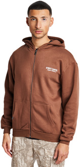 Russo Hoodies Heren - Bruin - Maat M Brown