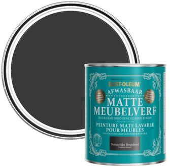 Rust-Oleum Afwasbare Matte Meubelverf - Natuurl. Houtskool 750ml