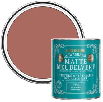 Rust-Oleum Afwasbare Matte Meubelverf - Zalm 750ml