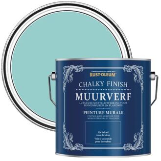 Rust-Oleum Chalky Finish Muurverf - Groenblauw 2,5l