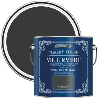 Rust-Oleum Chalky Finish Muurverf - Natuurlijke Houtskool 2,5l