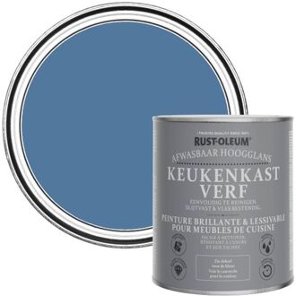 Rust-Oleum Keukenkastverf Hoogglans - Zijdeblauw 750ml
