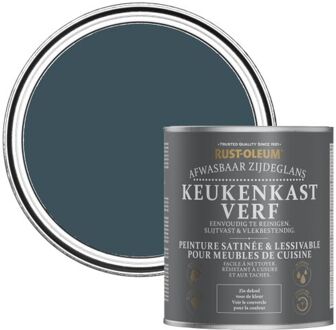 Rust-Oleum Keukenkastverf Zijdeglans - Avondblauw 750ml