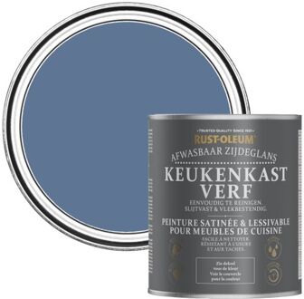 Rust-Oleum Keukenkastverf Zijdeglans - Blauwe Rivier 750ml