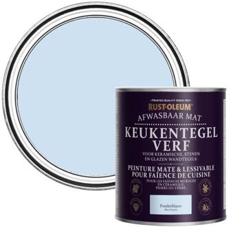 Rust-Oleum Keukentegelverf Mat - Poederblauw 750ml