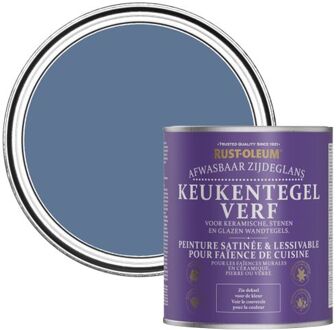 Rust-Oleum Keukentegelverf Zijdeglans - Blauwe Rivier 750ml