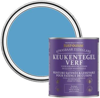 Rust-Oleum Keukentegelverf Zijdeglans - Ceruleumblauw 750ml
