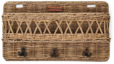 Rustic Rattan Hold My Keys Sleutelkast - Rattan Pitriet - Bruin