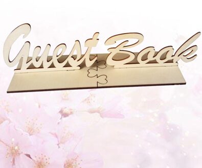 Rustieke Houten Gastenboek Teken Tafel Gastenboek Teken Voor Bruiloft Verjaardag Baby Shower Party Tafel Decoratie