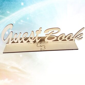 Rustieke Houten Gastenboek Teken Tafel Gastenboek Teken Voor Bruiloft Verjaardag Baby Shower Party Tafel Decoratie