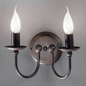 Rustieke wandlamp AZIENDA, 2-lichts Antiek roest