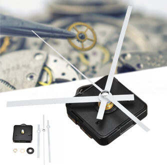 Rustig Black Quartz Wandklok Beweging Mechanism DIY Reparatie Deel Kit Korte As Reparatie Vervanging Essentiële Tools