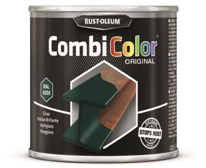 Rustoleum Rust-oleum Combicolor Original Grondlaag En Metaallak Dennen Groen Hoogglans 250ml