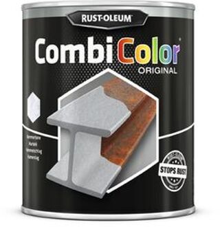 Rustoleum Rust-oleum Metaalverf Combicolor Hamerslag Lichtgrijs 750ml