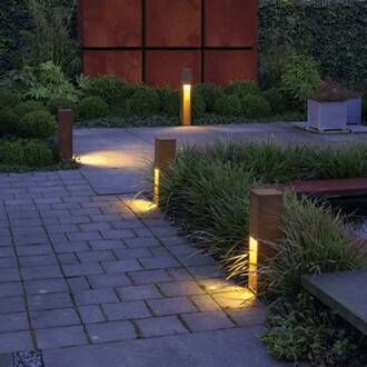 RUSTY SLOT 50, corten staal, E27 Energy Saver, max. 11W, IP44