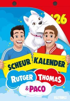 Rutger, Thomas & Paco scheurkalender 2026 -  Rutger Vink, Thomas van Grinsven (ISBN: 9789062360284)