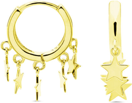 Ruthcia oorbellen in 925 sterling zilver Goud