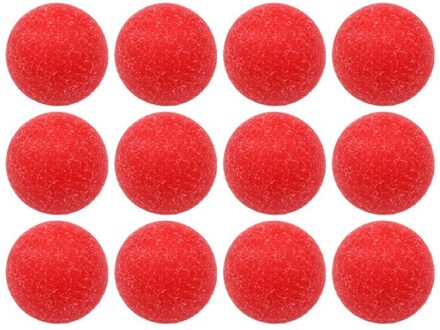 Ruwe getextureerde tafelvoetbal 36 mm voor alle tafelvoetbaltafels - rood/oranje/wit (optioneel) 12 stks/partij