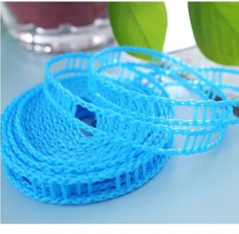 Ruwe Waslijn Indoor En Outdoor No-Gat Winddicht En Skid Lijn Voor Opknoping Kleding En Quilts Reizen Kleding Lijn touwen blauw / 5M