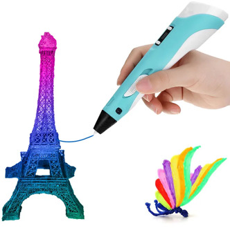 RUYAGE 3D Pen DIY 3D Printer Pen Drawing Pens 3d Printing Best for Kids With ABS Filament 1.75mm Christmas Birthday Gift LJ-01
