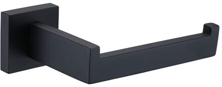 Ruyage Badkamer Accessoires Set Zwart Gewaad Haak Handdoek Rail Bar Rack Bar Plank Tissue Papier Houder Tandenborstelhouder RA03 single papier houder