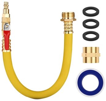 Rv Winterizing Kit Sprinkler Blowout Adapter Met Afsluitklep, 15 Inch Slang Voor Rv Camper Camper Boot