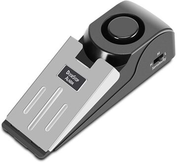 Rvs 120dB Draadloze Deur Stoppen Slot Alarm Anti Diefstal Inbraak Alert Systeem Home Veilig Beveiliging