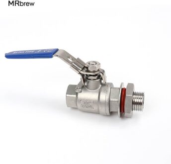 Rvs 304 Kogelkraan, 1/2 "BSP, waterkoker kogelkraan, homebrew hardware