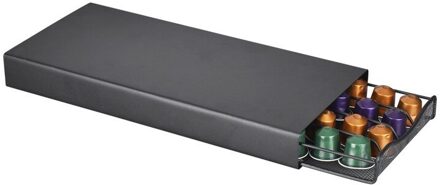 Rvs 40 Kopjes Koffie Capsules Opslag Pods Standhouder Rack Lades Koffie Capsules Planken Organisatie B