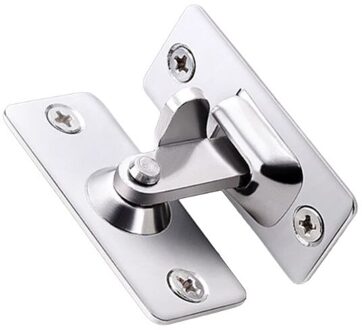 Rvs 90 Graden Gesp Haak Deurvergrendeling Bolt Voor Schuifdeur Venster Kit K3KA