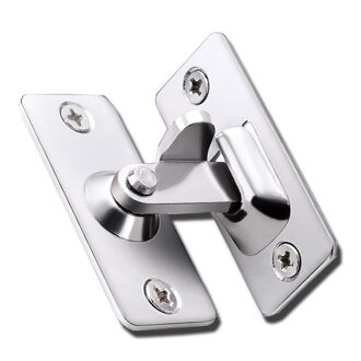 Rvs 90 Graden Haakse Haak Slot Haak Schuifdeur Lock Bolt Hardware Huishoudelijke Accessoires Hardware Lock