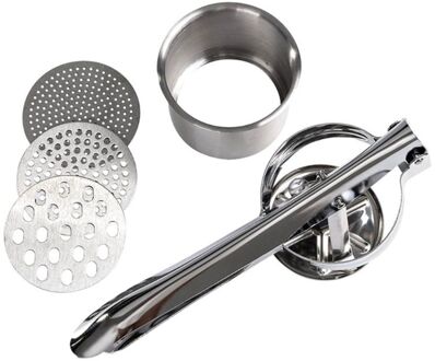 Rvs Aardappel Ricer Manual Juicer Squeezer Druk Voedingssupplement Machine Multifunctionele Keuken Gadget Gereedschap