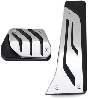 Rvs Accelerator Gas Rem Voetsteun Pedal Pad Voor Bmw X5 X6 F15 F16 E70 E71 E72 M At Lhd AT zonder rust uit A
