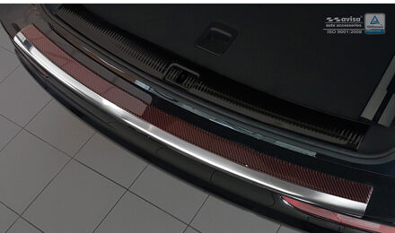 RVS Achterbumperprotector 'Deluxe' passend voor Audi Q5... Zwart